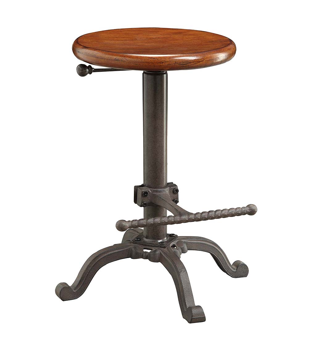 Wood and metal discount stools