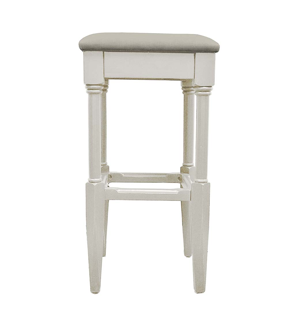 Laurel Ridge Farmhouse Collection Shelby Backless Bar Stool