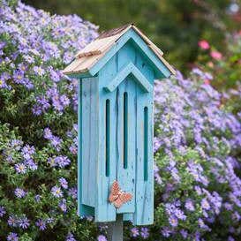 Flutter Flat Butterfly House - Turquoise