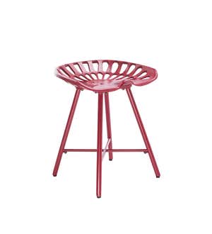 Vintage Style Metal Tractor Seat Stool