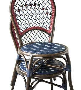 Americana Wicker Bistro Table and Chairs Set