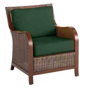 Urbanna Premium Wicker Chair with Luxury Cushions