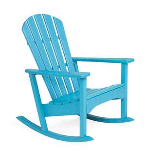 POLYWOOD® Outdoor Adirondack Rocking Chair - Aruba