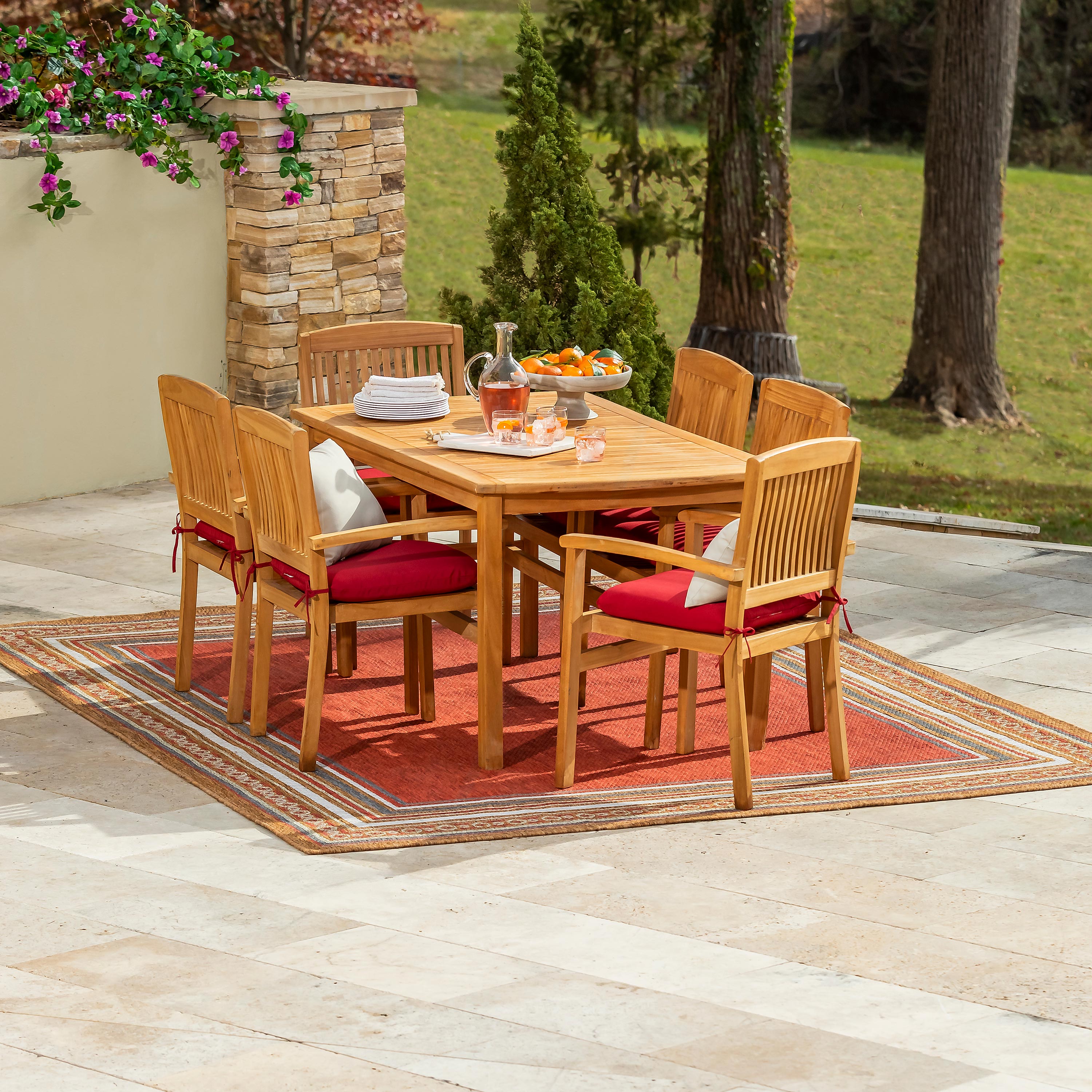 Outdoor 7 piece best sale dining sets on sale