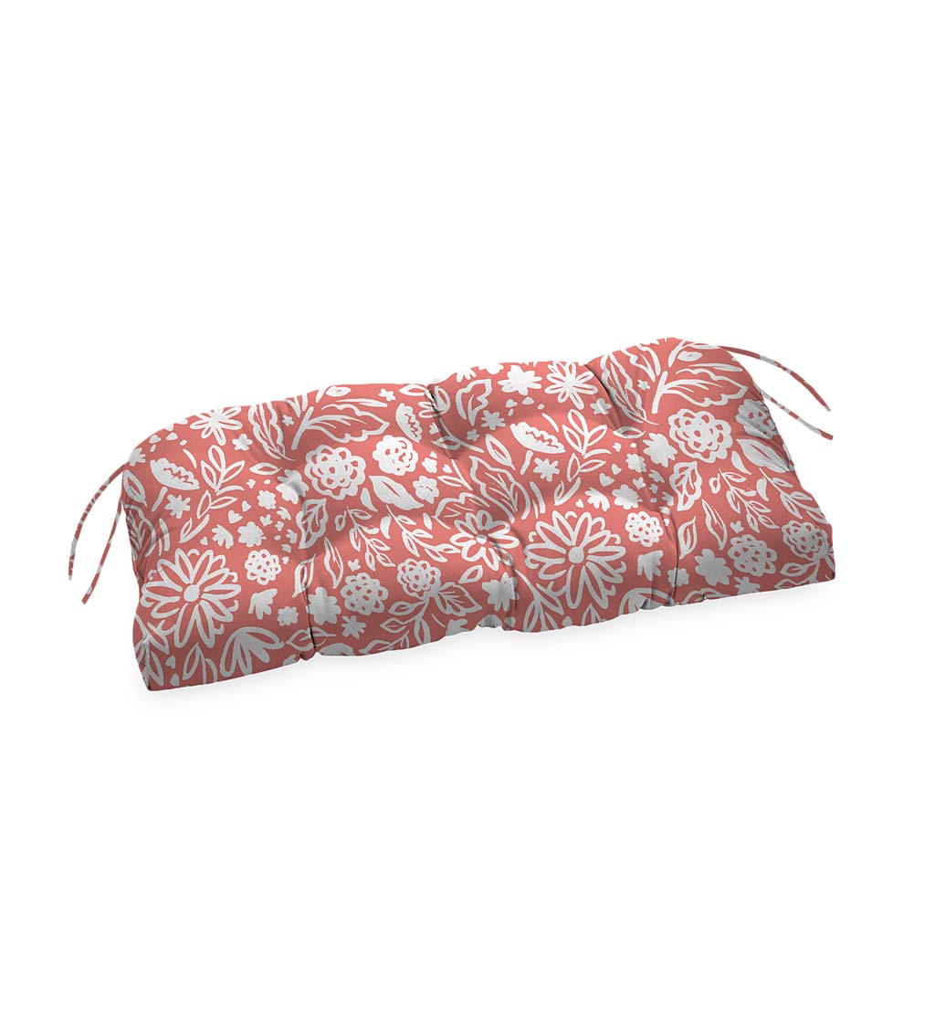 Pink outdoor hotsell bench cushion