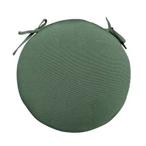 Classic Round Chair Cushion with Ties