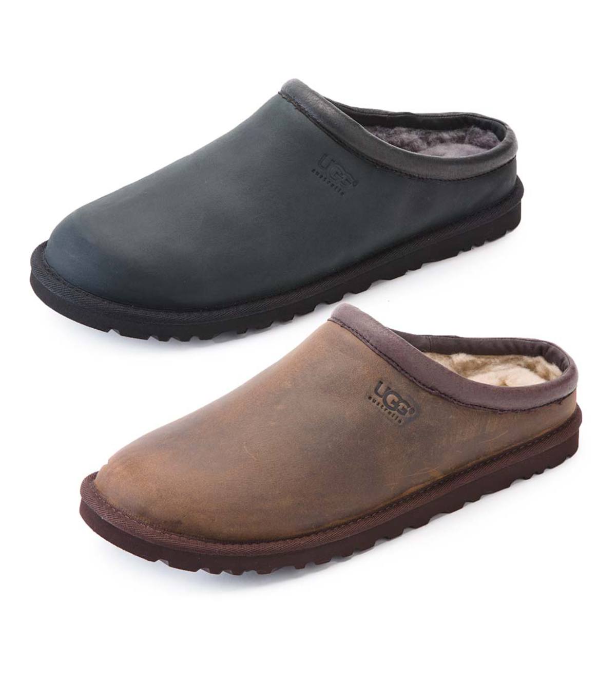 Ugg classic sales leather clogs