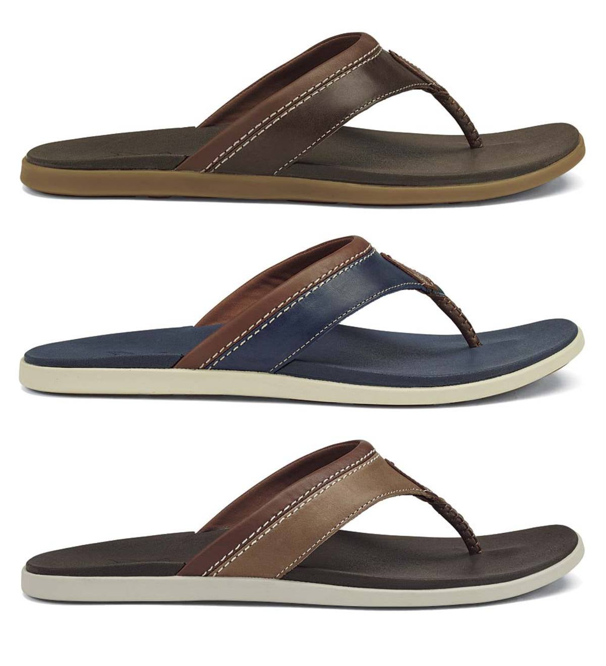 Men's OluKai® Polena Flip-Flop Sandals