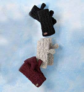 Mika Hand Knit Artisan Wool Fingerless Mittens – Turtle Fur®