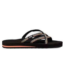 Teva Women's Mush Olowahu Flip Flops - Black - Size 6