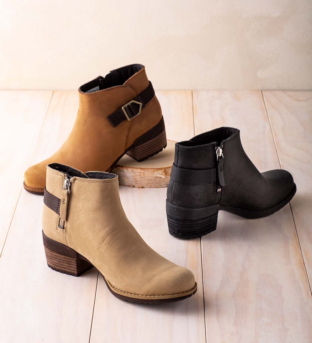 Short on sale leather boots