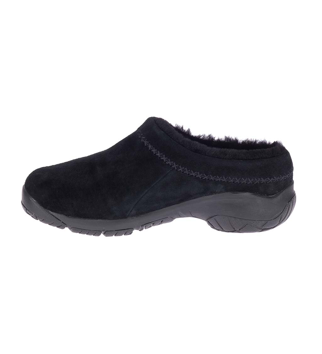 Merrell Encore Ice 4 Slip-On Suede Shoes - Black - Size 6 | Plow