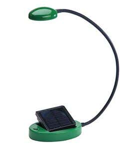 Solar Desk Lamp With Adjustable Gooseneck