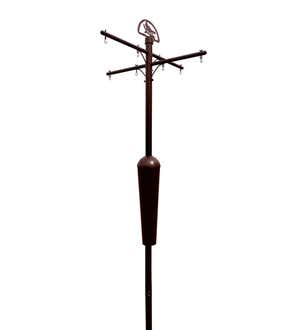 Weather-Resistant Squirrel Stopper Bird Feeder Display and Plant Stand