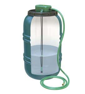 Solar Powered Rain Barrel Water Pump