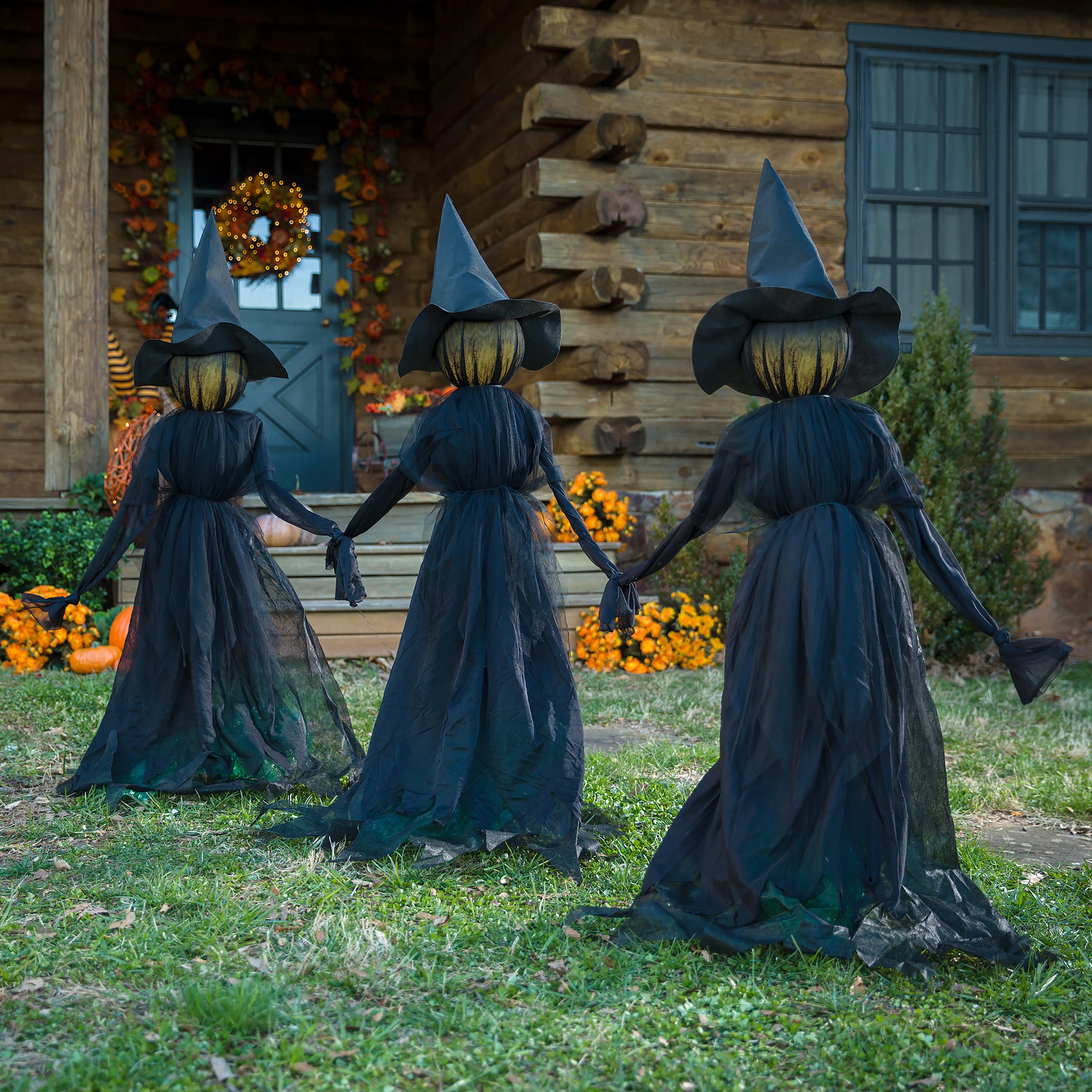 Spooktacular 3 Witches Halloween Decoration Ideas