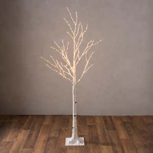 Medium Indoor/Outdoor Birch Tree with 400 Warm White Lights