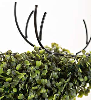 Lighted Boxwood Reindeer Topiary