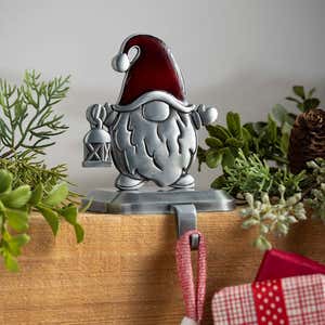 Santa Gnome Christmas Stocking Hanger