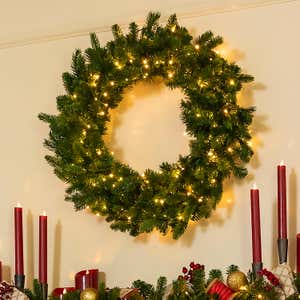 Arlington Indoor/Outdoor Lighted Holiday Wreath