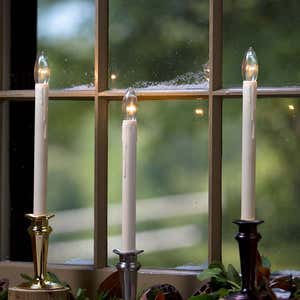 Traditional Adjustable Window Candles with Timer and Remote