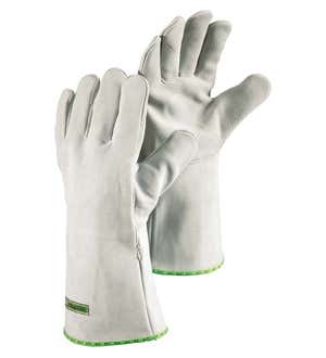 Long Heavy-Duty Fire-Resistant Safety Gloves