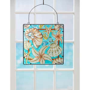 Coastal Stained Glass Wall Art