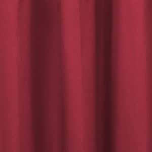 84"L Thermalogic Energy Efficient Insulated Solid Tab-Top Curtain Pair - Red