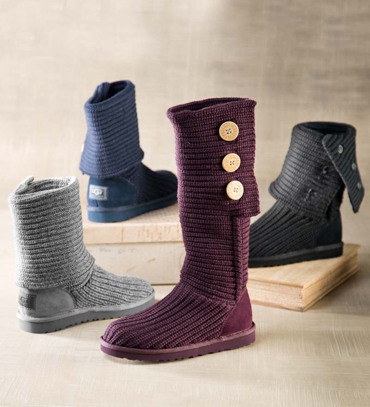 Ugg cardy on sale knit boots