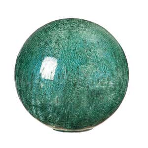 Lighted Crackle Glass Gazing Ball