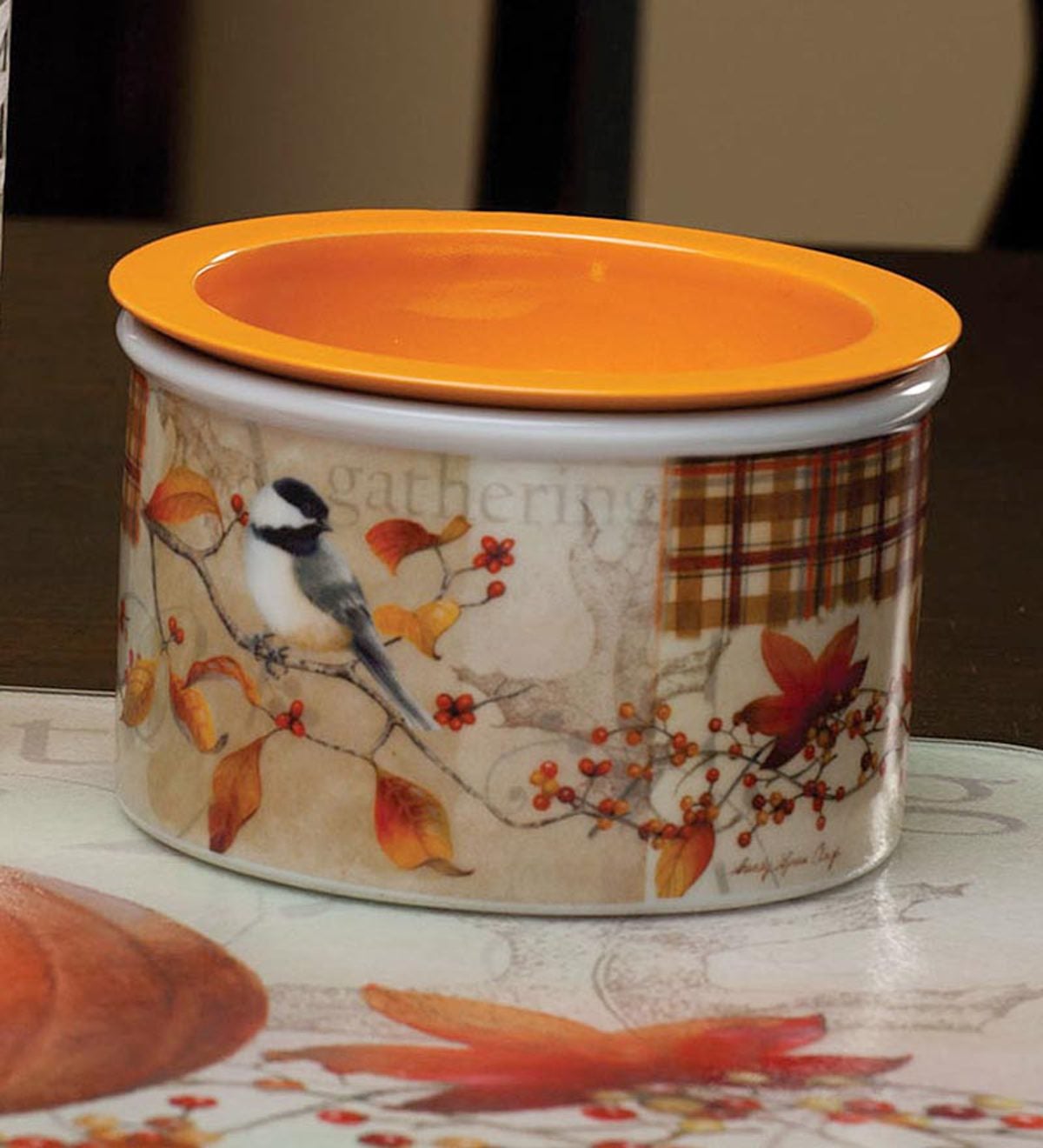 Autumn Inspirations 2-Piece Ceramic Dip Chiller