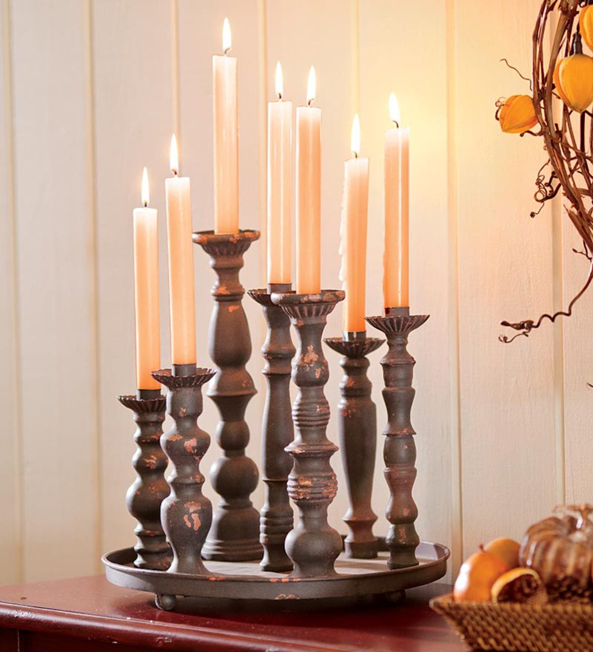 Tabletop candelabra shop