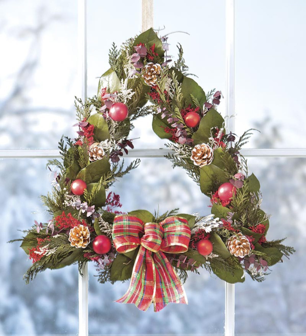 All Natural Tree Shaped Holiday Wreath