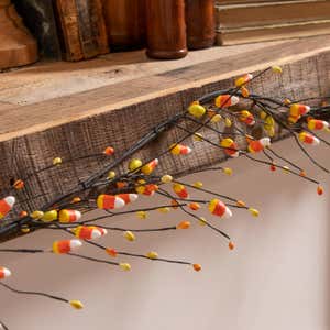 Halloween Candy Corn Artificial Garland