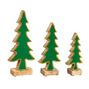 Pine Tree Table Décor, Set of 3