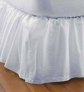 King Gathered Detachable Bed Skirt, 18”Drop