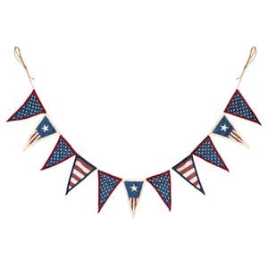 Patriotic Pennant Banner