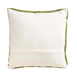 Indoor/Outdoor Fall Bounty Hand Hooked Polypropylene Throw Pillow