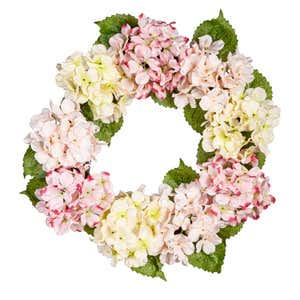 Pink Hydrangea Wreath