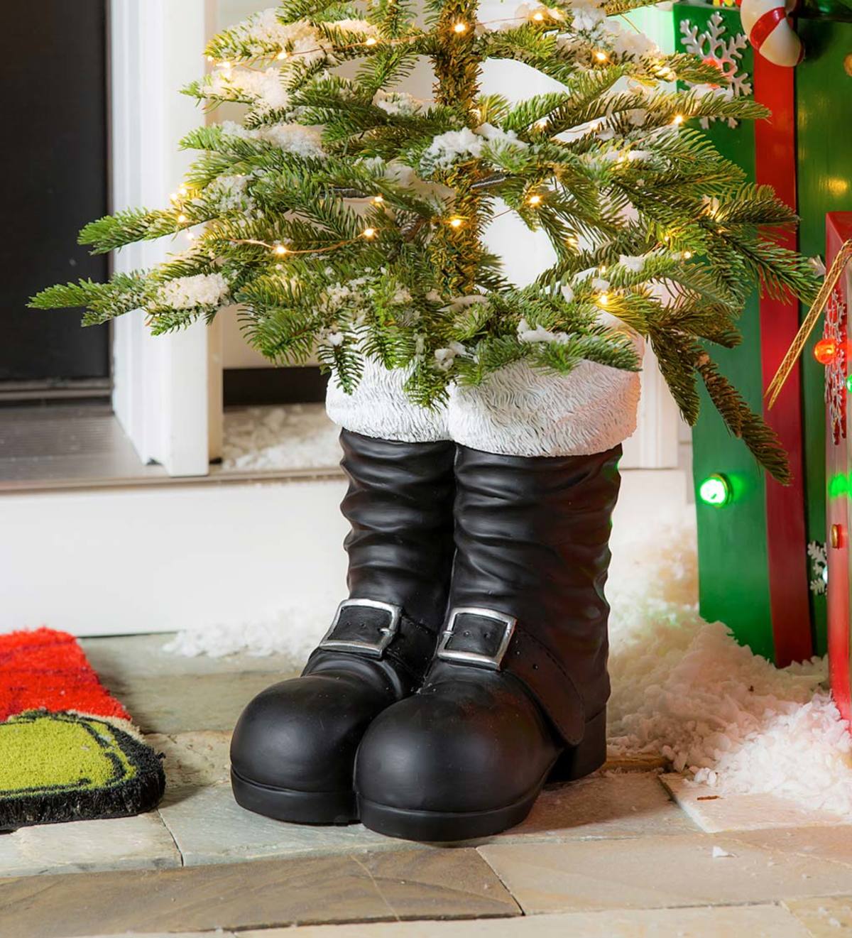 Santa Claus Boot Decoration: Crafting Joyful Holiday Spirit