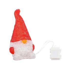 LED Twinkling Gnome Garden Statue