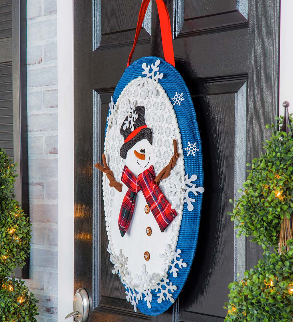 Snowman, Winter Snowman Decor, Snowman Door Hanger, Snowman Porch Decor,  Wooden Snowman, Standing Snowman, Winter Door Hanger, Christmas Gift, One  of