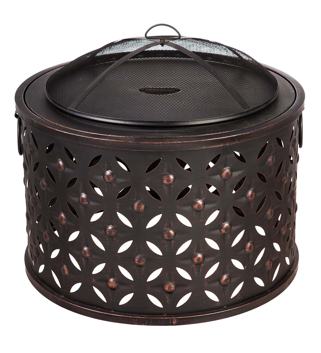 Cylinder Lattice Fire Pit