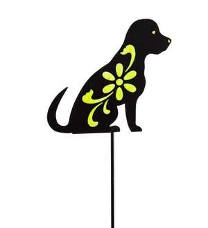 Glow in the Dark Dog Garden Stake