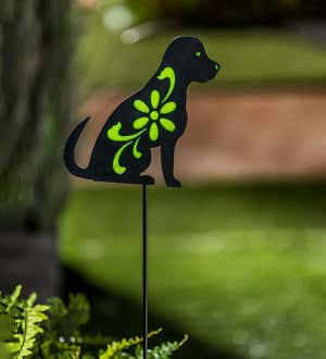 Glow in the Dark Dog Garden Stake