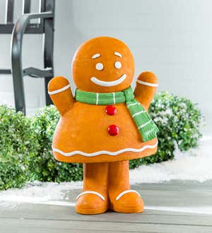 Indoor/Outdoor Gingerbread Garden Statue