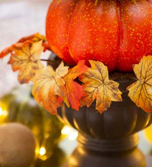 Stacked Pumpkin Centerpiece