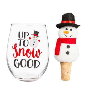 I'm Snow Cute Wine Glass Fun Gift Christmas Gift Exchange – Test