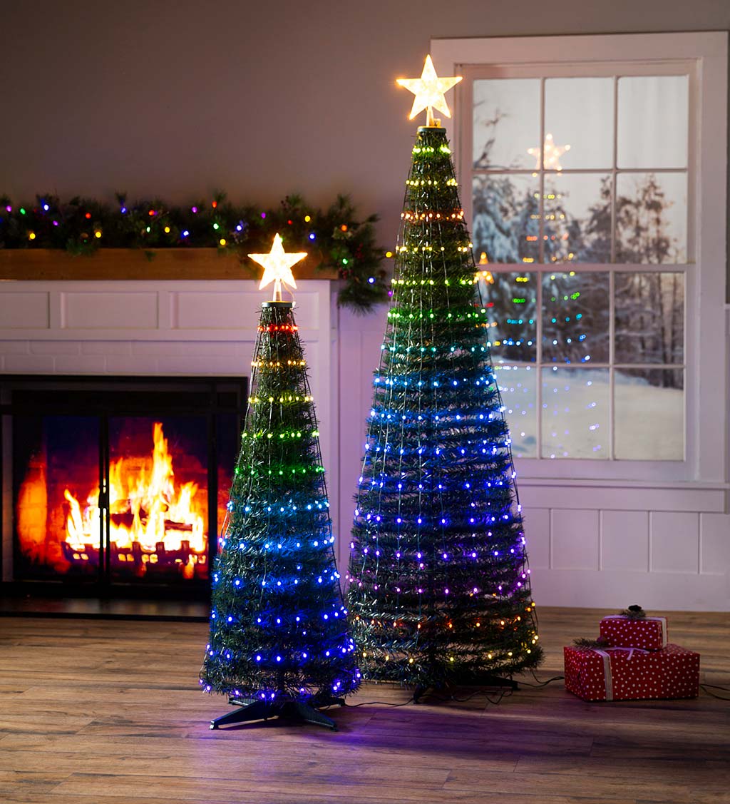 Christmas tree clearance multicolor lights