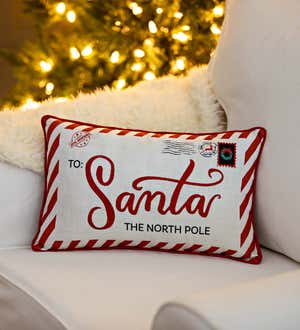 Letter to Santa Lumbar Pillow